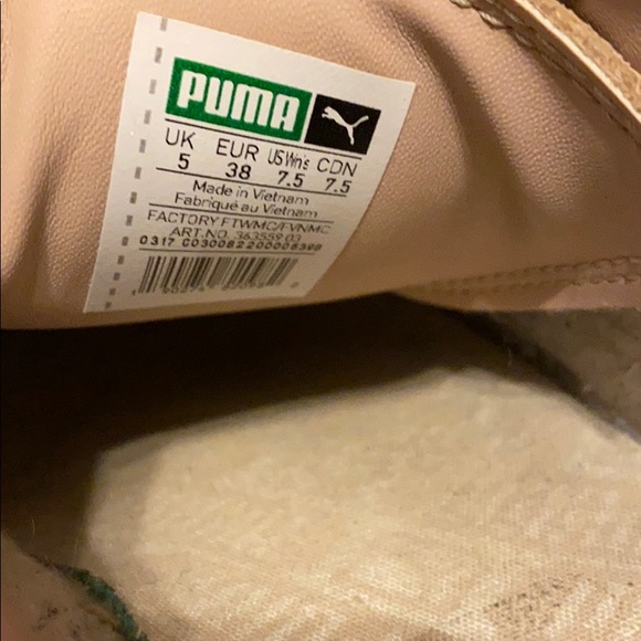 Puma suede platform sneakers in Camel - Picture 4 of 4